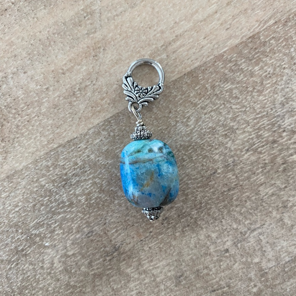 Genuine Angelite crystal pendant